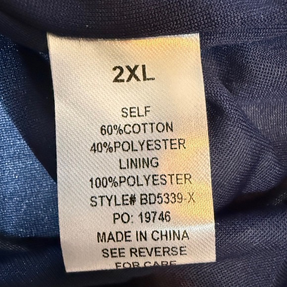 Baevly Womens 2XL Floral Smocked Back Midi Dress Puff Sleeve Cottagecore - Picture 14 of 15